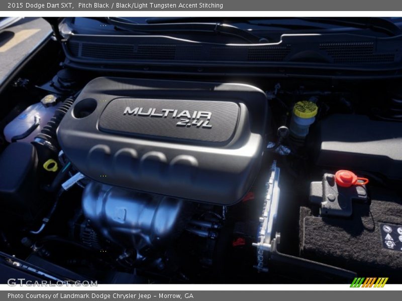 Pitch Black / Black/Light Tungsten Accent Stitching 2015 Dodge Dart SXT