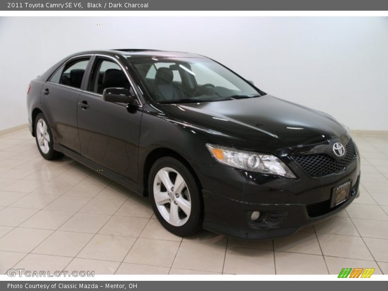 Black / Dark Charcoal 2011 Toyota Camry SE V6