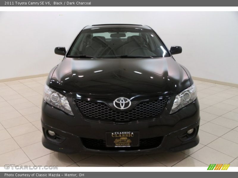 Black / Dark Charcoal 2011 Toyota Camry SE V6