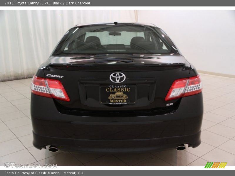 Black / Dark Charcoal 2011 Toyota Camry SE V6