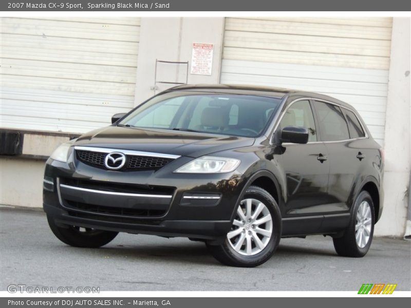 Sparkling Black Mica / Sand 2007 Mazda CX-9 Sport