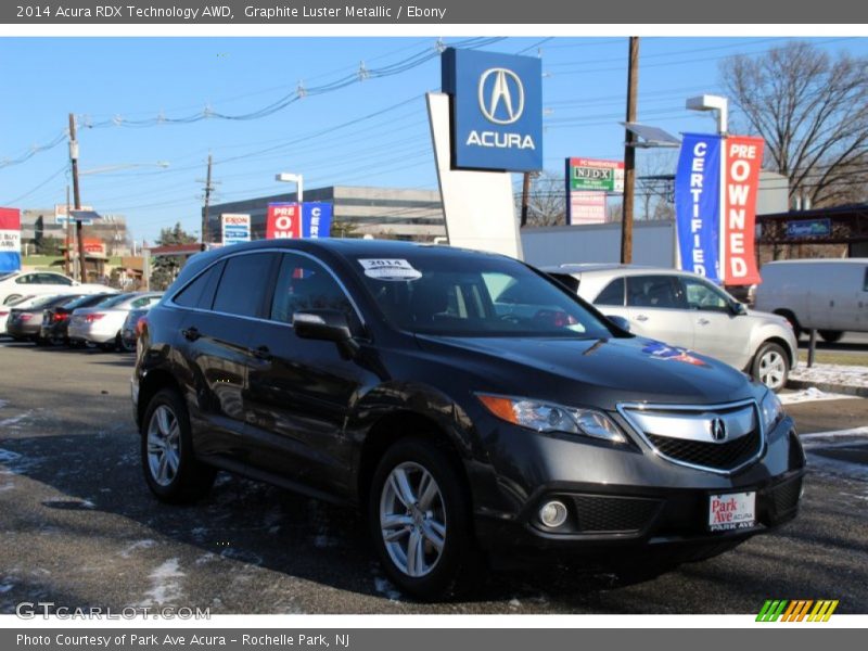 Graphite Luster Metallic / Ebony 2014 Acura RDX Technology AWD