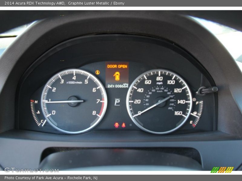 Graphite Luster Metallic / Ebony 2014 Acura RDX Technology AWD