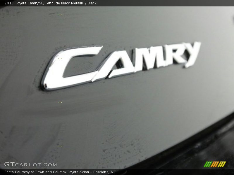 Attitude Black Metallic / Black 2015 Toyota Camry SE