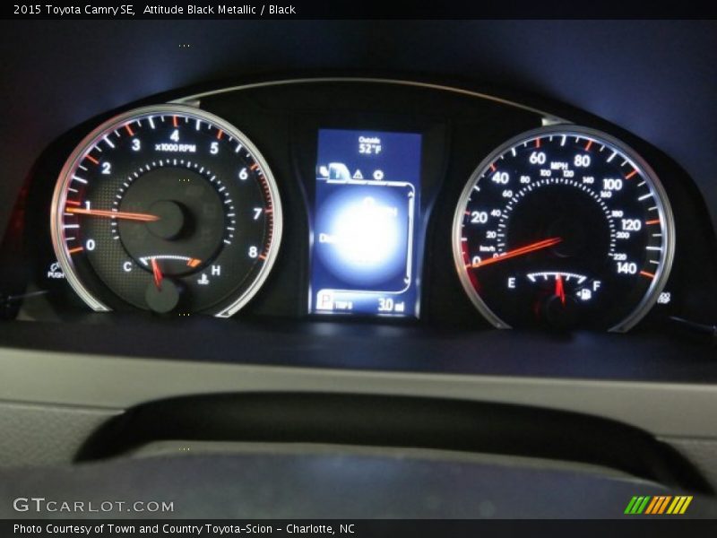 Attitude Black Metallic / Black 2015 Toyota Camry SE