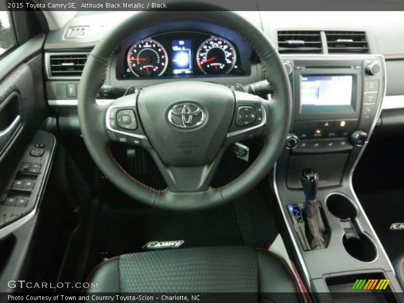 Attitude Black Metallic / Black 2015 Toyota Camry SE