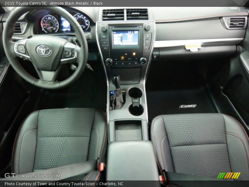 Attitude Black Metallic / Black 2015 Toyota Camry SE