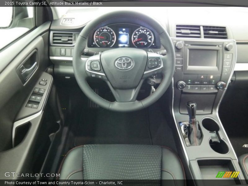 Attitude Black Metallic / Black 2015 Toyota Camry SE