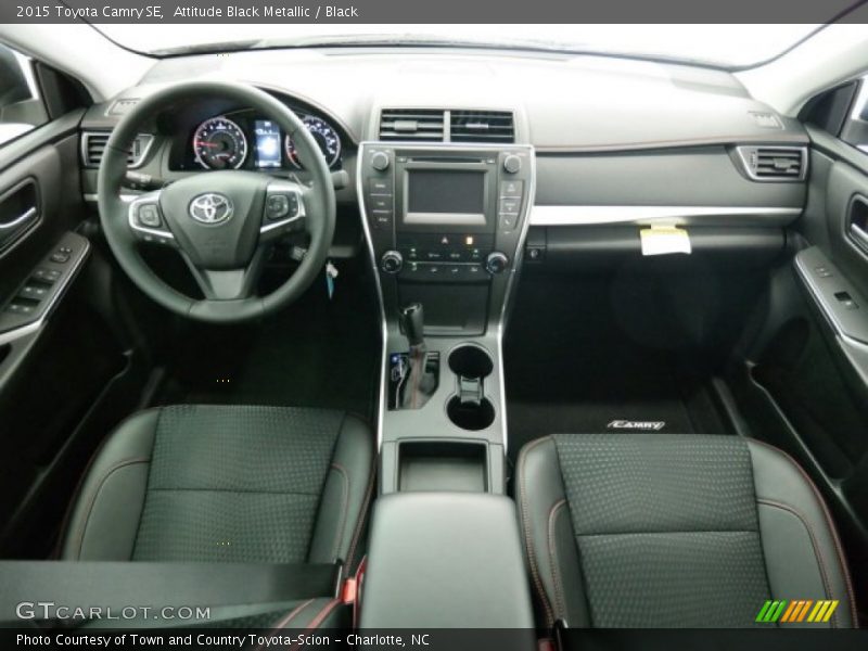 Attitude Black Metallic / Black 2015 Toyota Camry SE
