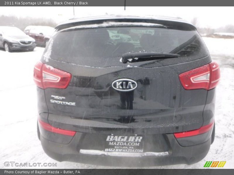 Black Cherry / Black 2011 Kia Sportage LX AWD