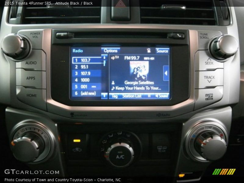 Attitude Black / Black 2015 Toyota 4Runner SR5