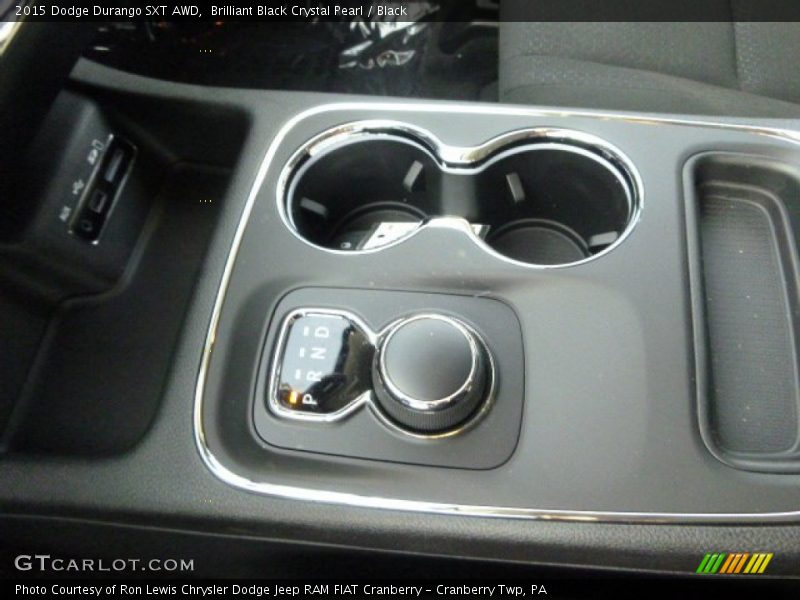 Brilliant Black Crystal Pearl / Black 2015 Dodge Durango SXT AWD