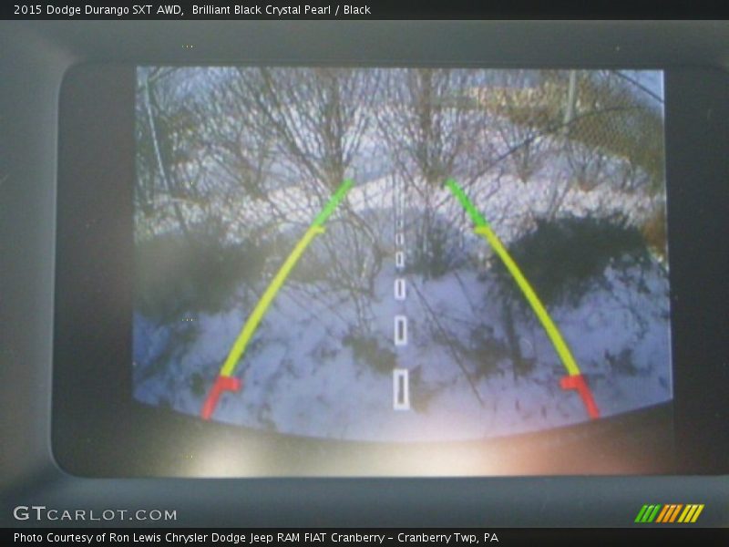 Brilliant Black Crystal Pearl / Black 2015 Dodge Durango SXT AWD