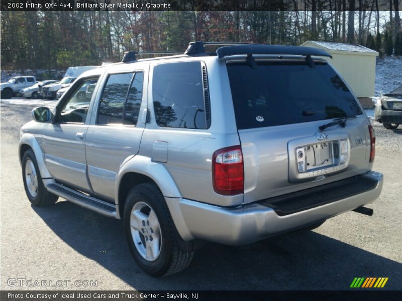Brilliant Silver Metallic / Graphite 2002 Infiniti QX4 4x4