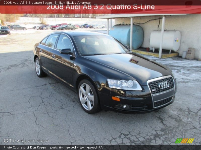 Brilliant Black / Amaretto 2008 Audi A6 3.2 quattro Sedan