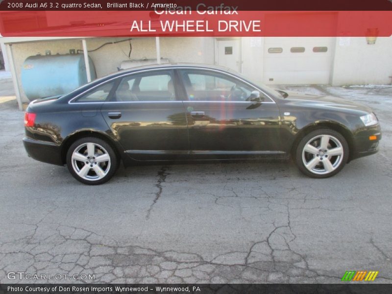 Brilliant Black / Amaretto 2008 Audi A6 3.2 quattro Sedan