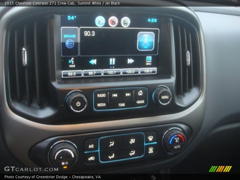 Summit White / Jet Black 2015 Chevrolet Colorado Z71 Crew Cab