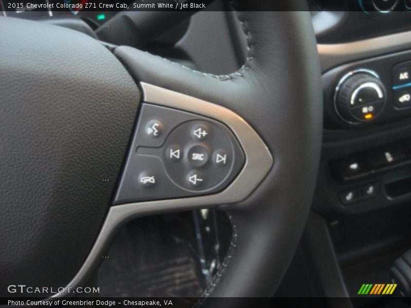 Summit White / Jet Black 2015 Chevrolet Colorado Z71 Crew Cab