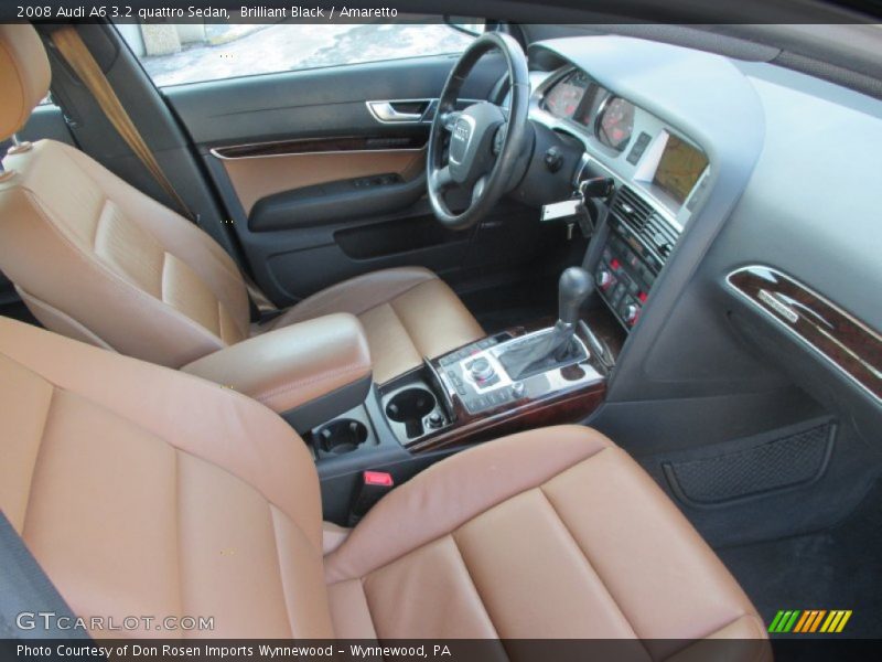 Brilliant Black / Amaretto 2008 Audi A6 3.2 quattro Sedan