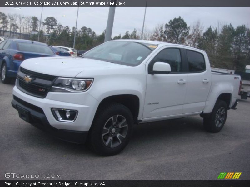 Summit White / Jet Black 2015 Chevrolet Colorado Z71 Crew Cab