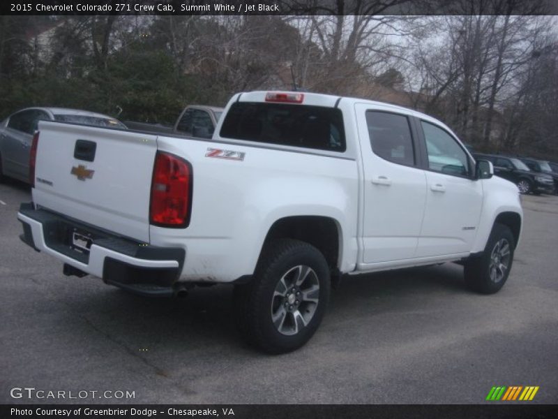 Summit White / Jet Black 2015 Chevrolet Colorado Z71 Crew Cab