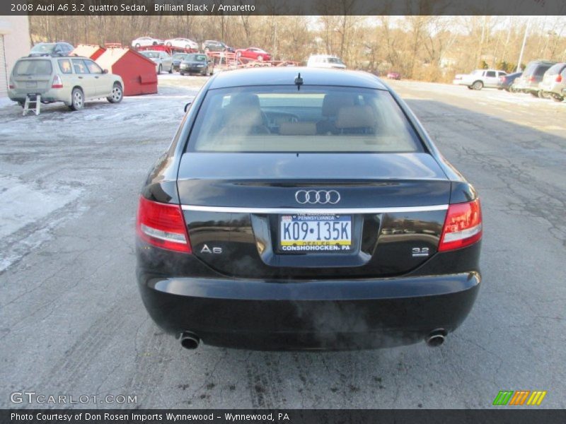 Brilliant Black / Amaretto 2008 Audi A6 3.2 quattro Sedan