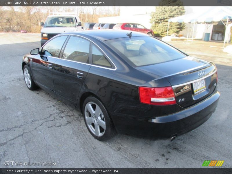 Brilliant Black / Amaretto 2008 Audi A6 3.2 quattro Sedan