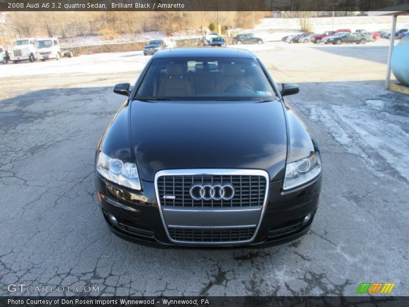 Brilliant Black / Amaretto 2008 Audi A6 3.2 quattro Sedan