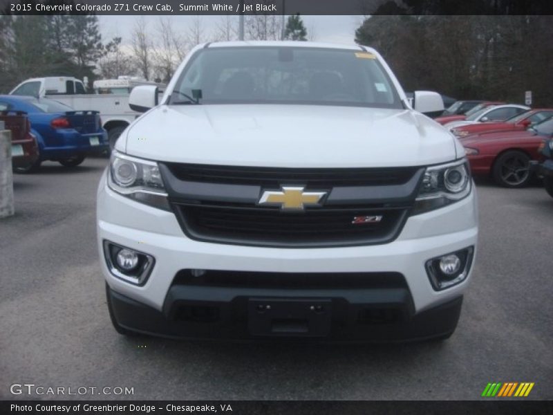 Summit White / Jet Black 2015 Chevrolet Colorado Z71 Crew Cab