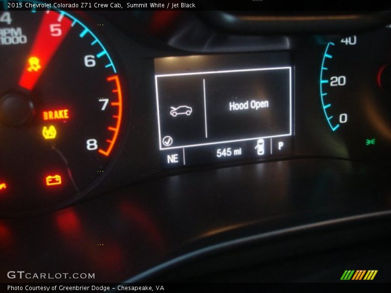Summit White / Jet Black 2015 Chevrolet Colorado Z71 Crew Cab