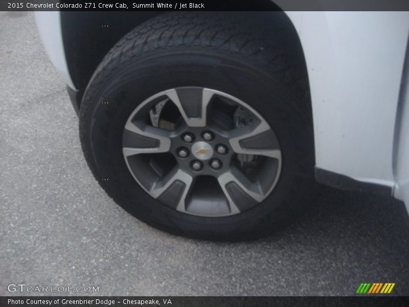 Summit White / Jet Black 2015 Chevrolet Colorado Z71 Crew Cab