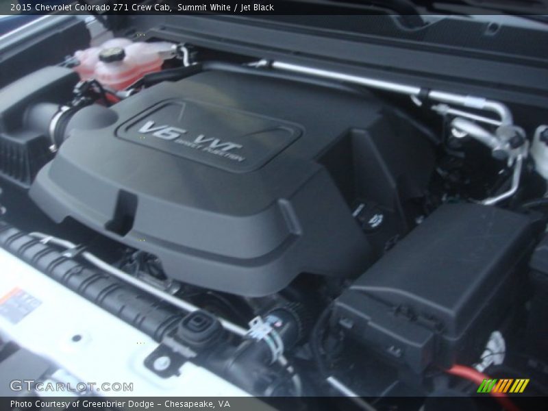 Summit White / Jet Black 2015 Chevrolet Colorado Z71 Crew Cab