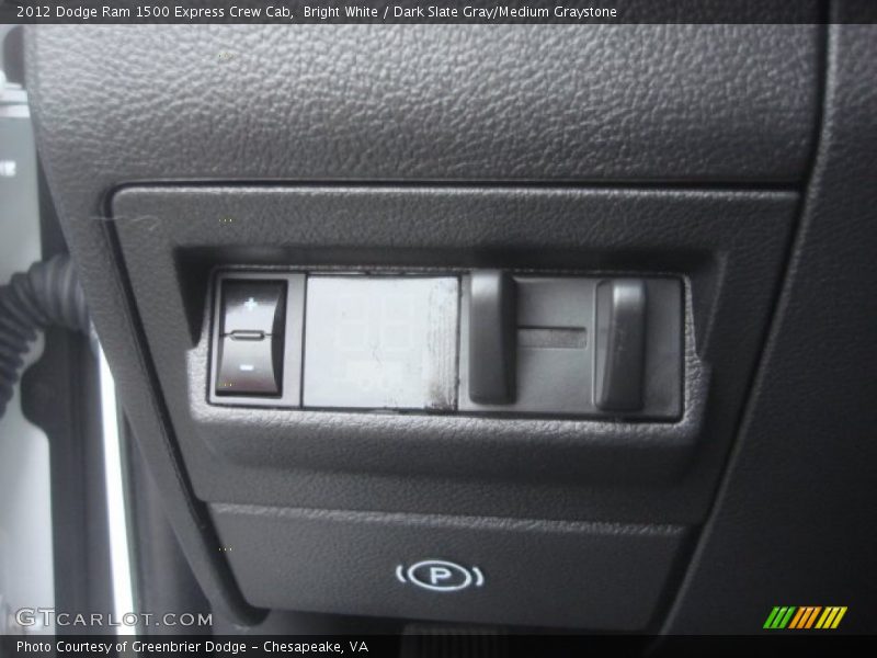 Bright White / Dark Slate Gray/Medium Graystone 2012 Dodge Ram 1500 Express Crew Cab