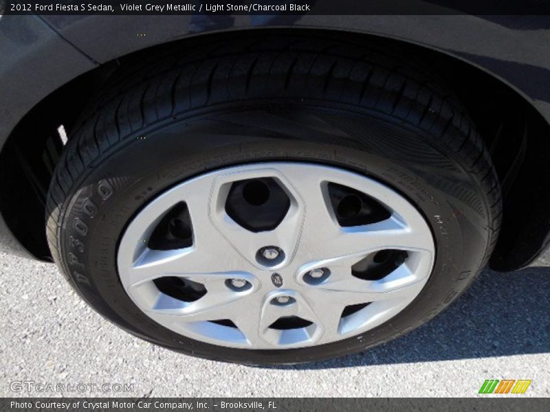 Violet Grey Metallic / Light Stone/Charcoal Black 2012 Ford Fiesta S Sedan
