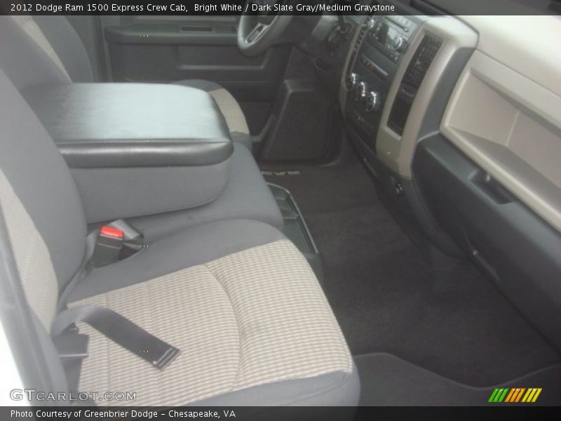 Bright White / Dark Slate Gray/Medium Graystone 2012 Dodge Ram 1500 Express Crew Cab
