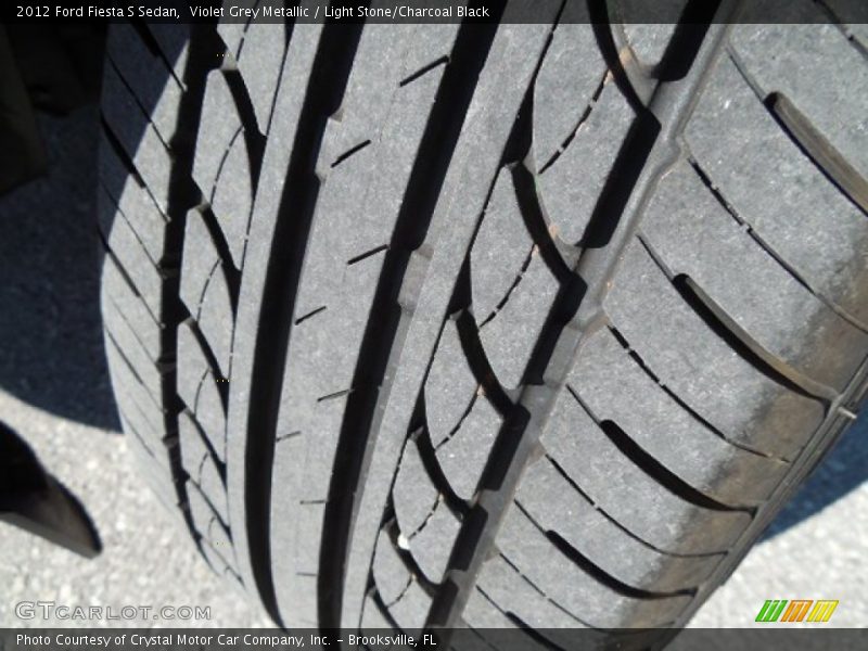 Violet Grey Metallic / Light Stone/Charcoal Black 2012 Ford Fiesta S Sedan