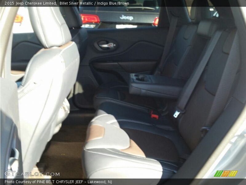 Billet Silver Metallic / Indigo Blue/Brown 2015 Jeep Cherokee Limited