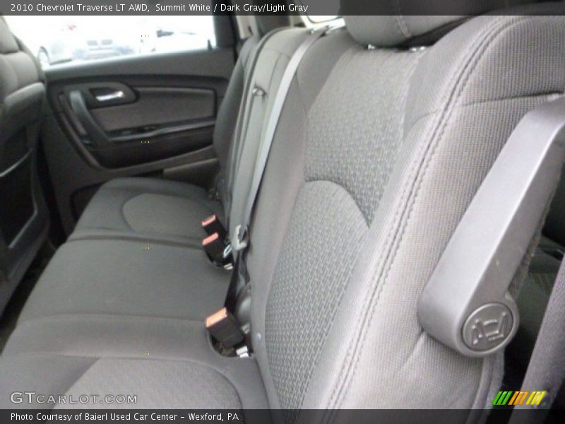 Summit White / Dark Gray/Light Gray 2010 Chevrolet Traverse LT AWD