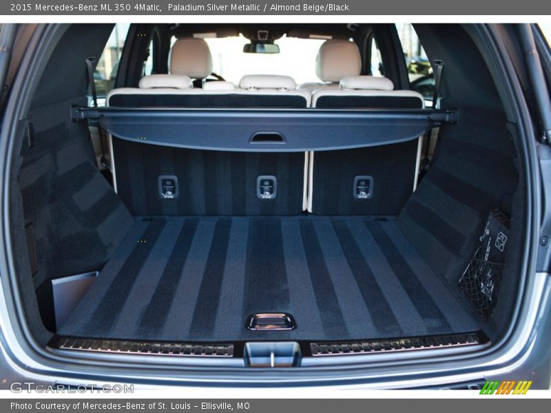 Paladium Silver Metallic / Almond Beige/Black 2015 Mercedes-Benz ML 350 4Matic