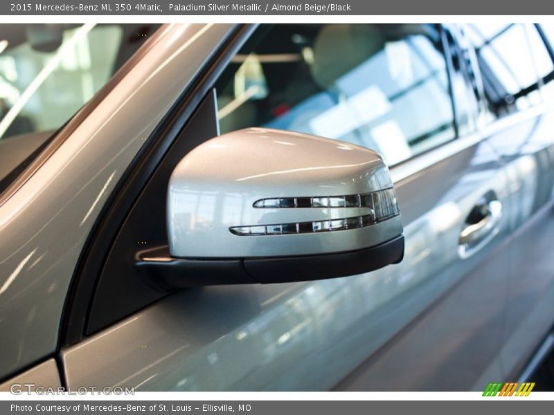 Paladium Silver Metallic / Almond Beige/Black 2015 Mercedes-Benz ML 350 4Matic