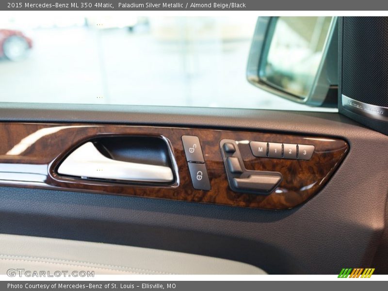 Paladium Silver Metallic / Almond Beige/Black 2015 Mercedes-Benz ML 350 4Matic