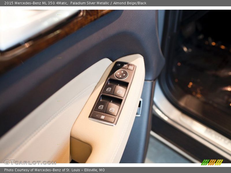 Paladium Silver Metallic / Almond Beige/Black 2015 Mercedes-Benz ML 350 4Matic