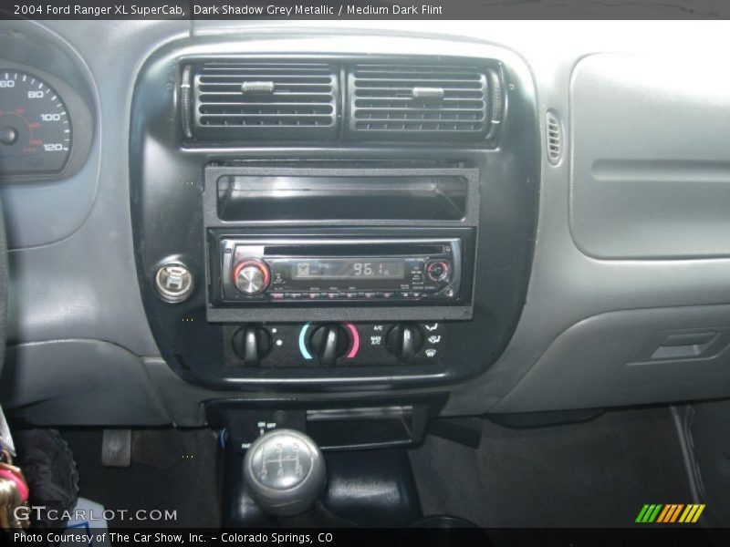 Dark Shadow Grey Metallic / Medium Dark Flint 2004 Ford Ranger XL SuperCab