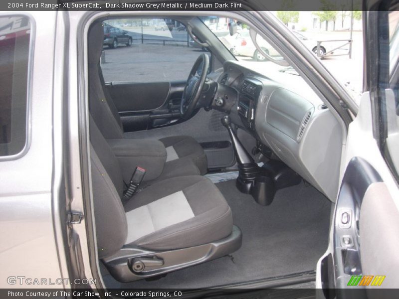 Dark Shadow Grey Metallic / Medium Dark Flint 2004 Ford Ranger XL SuperCab