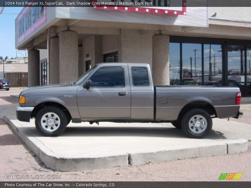 Dark Shadow Grey Metallic / Medium Dark Flint 2004 Ford Ranger XL SuperCab