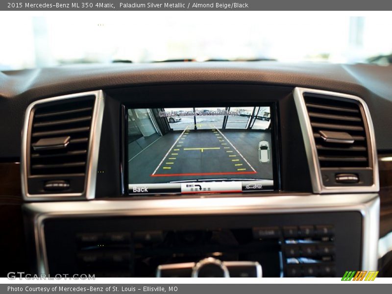 Paladium Silver Metallic / Almond Beige/Black 2015 Mercedes-Benz ML 350 4Matic