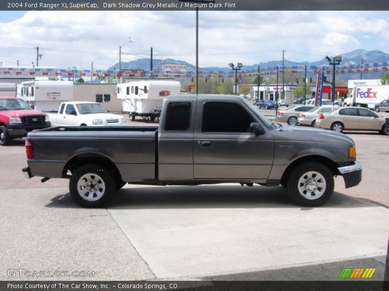 Dark Shadow Grey Metallic / Medium Dark Flint 2004 Ford Ranger XL SuperCab