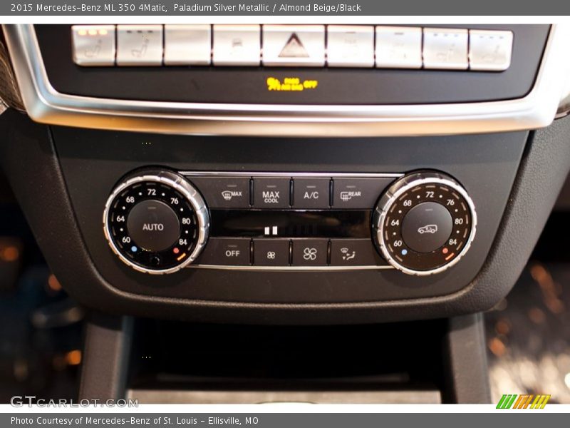 Paladium Silver Metallic / Almond Beige/Black 2015 Mercedes-Benz ML 350 4Matic