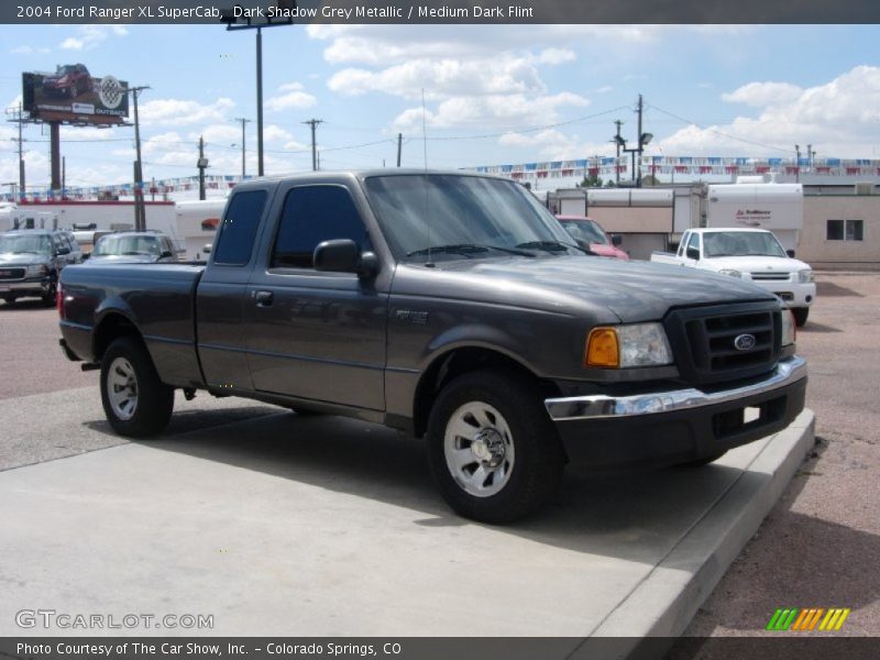 Dark Shadow Grey Metallic / Medium Dark Flint 2004 Ford Ranger XL SuperCab