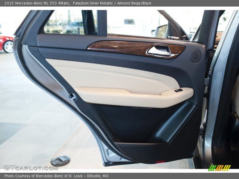 Paladium Silver Metallic / Almond Beige/Black 2015 Mercedes-Benz ML 350 4Matic